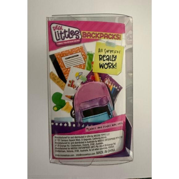 Shopkins Real Littles Toy Holographic Iridescent Backpacks - Picture 3 of 5